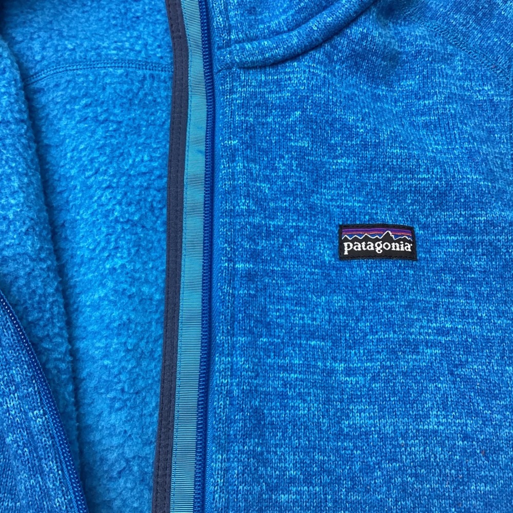 Patagonia Better Sweater Fleece Vest Womens Medium Blue Full Zip Heathered 25886 - Picture 6 of 7